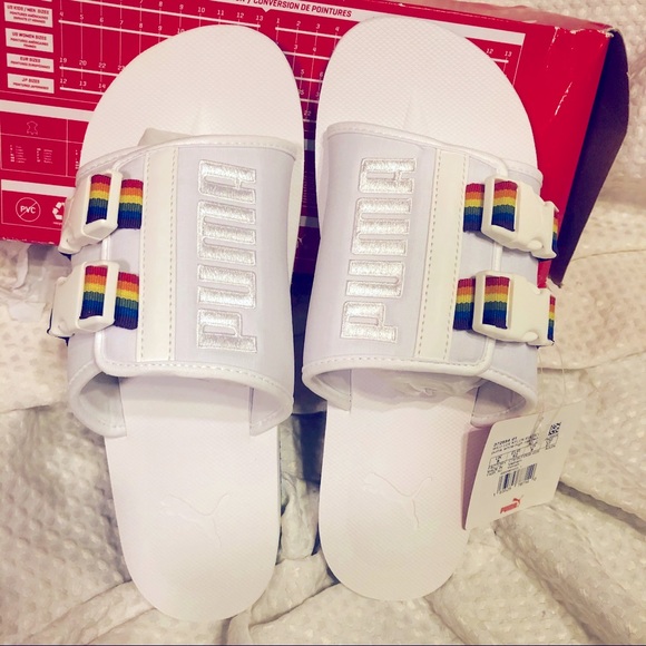 Puma rainbow slides - Picture 12 of 12